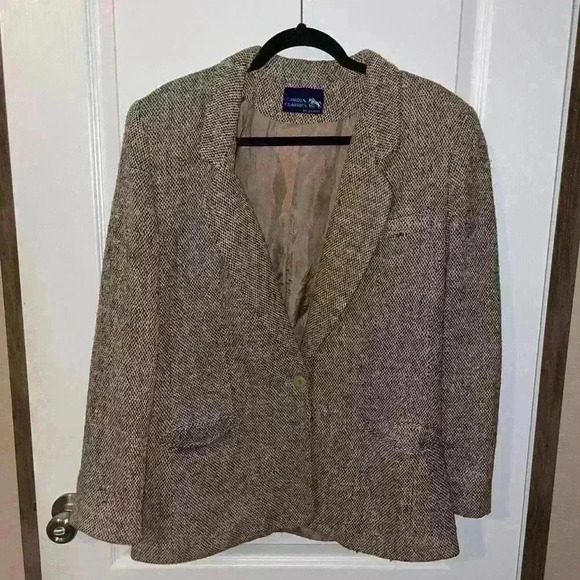 Camden Classics Vintage silk blazer size 14 - Picture 1 of 7